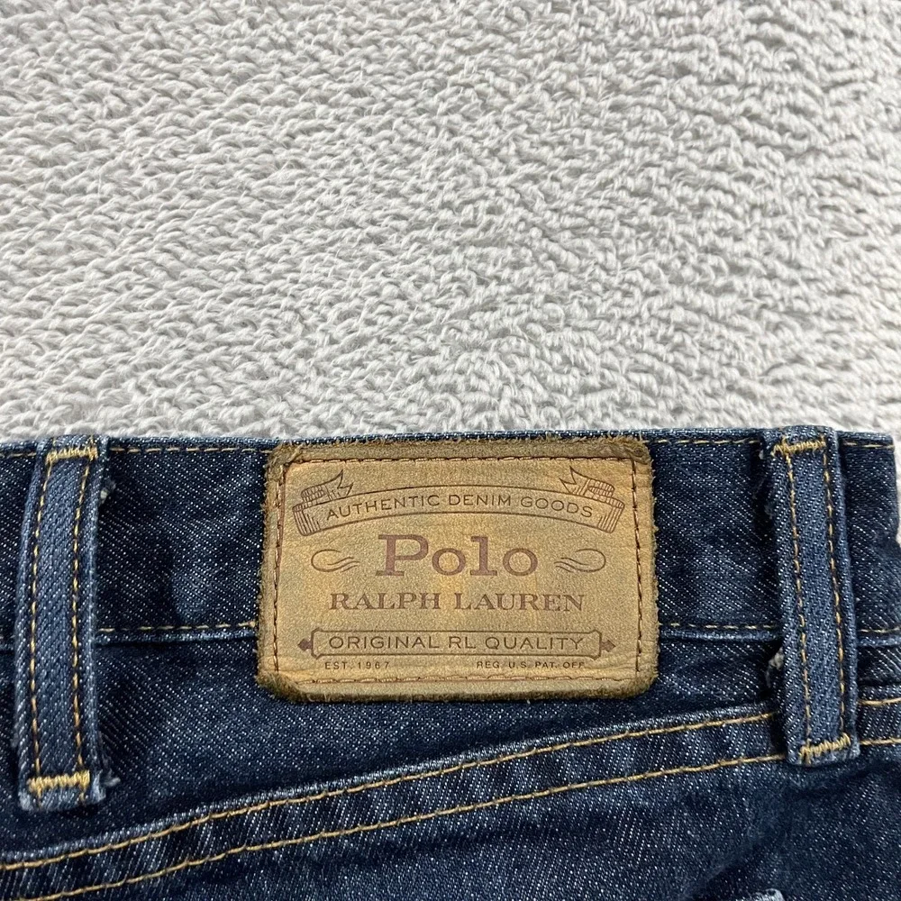 Polo Ralph Lauren Jean Men 40x30 (fits 42x30) Denim Varick Slim Straight Western